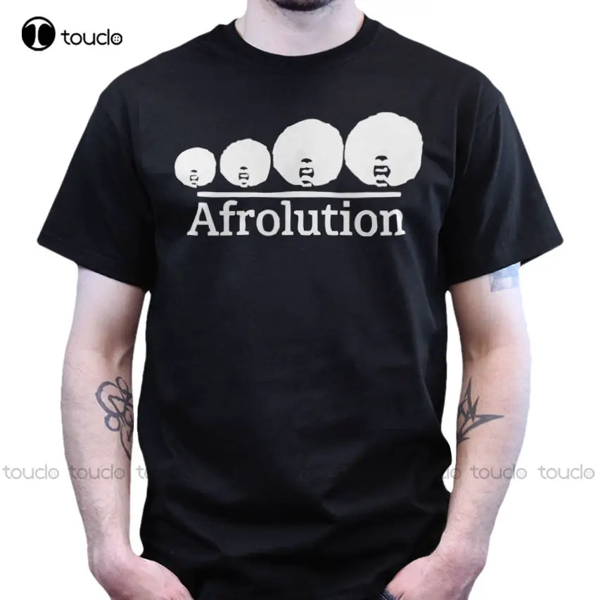 

Newest Fashion Evolution of An Afro Afrolution Funny Swag T-shirt O-Neck Hipster Tshirts Custom aldult Teen unisex