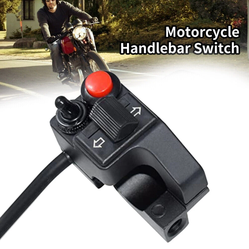

M8 Handlebar Switch 12V 50cm ABS Plastic For 7/8\\\" Diameter Handlebars M8 Interior Replacement Parts Waterproof