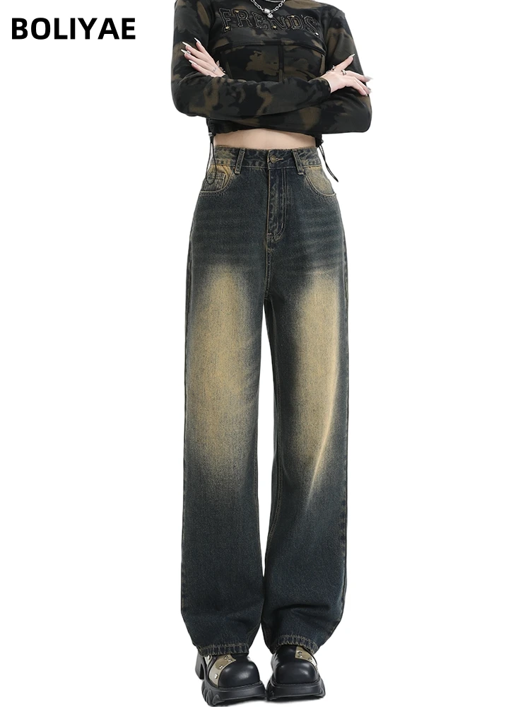 Boliyae ностальгические ретро мешковатые