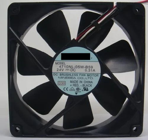 Новый оригинальный 4710NL-05W-B59 24 В 0.31A 12025 12 см инверторный двойной шариковый вентилятор