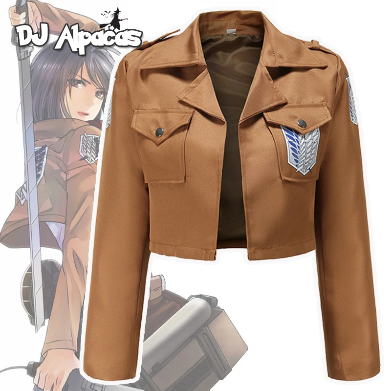 

Attack on Titan Jacket Shingeki No Kyojin Cape Cloak Legion Cosplay Costume Hoodie Levi Mikasa Ackerman Coat