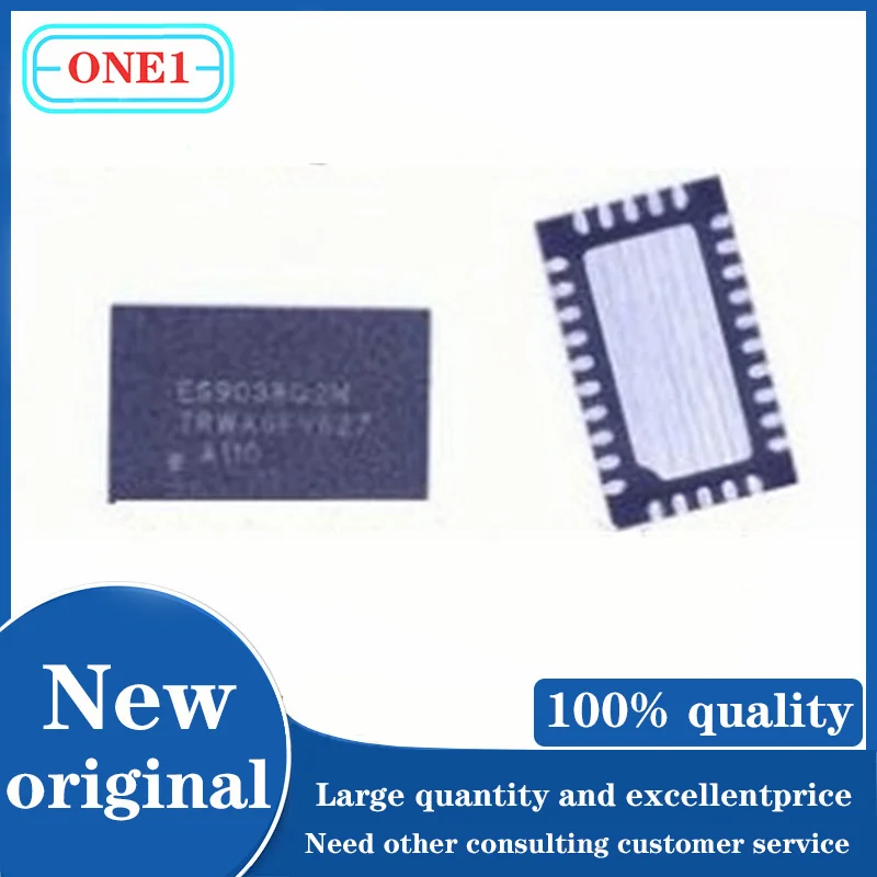 1PCS/lot  ES9038Q2M ES9038Q ES9038 QFN30 Chip New original