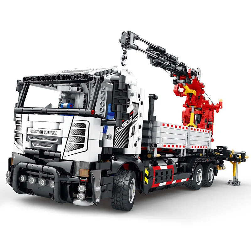 

Mechanical Crane Truck MOC 22011 Construction Vehicle Series Model Building Blocks Bricks Kids Toy Boy Christmas Gift