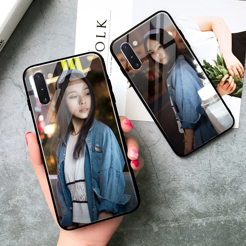 Фото Чехол из закаленного стекла для Samsung Galaxy S22 S21 S20 FE Ultra S10 S9 S8 Note 20 10 Plus 5G A52S A51 A71 A50 №3