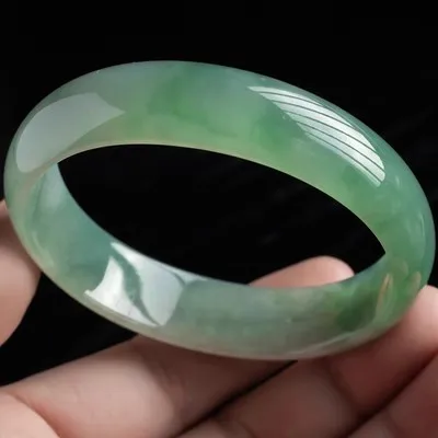 Ювелирные изделия zheru браслет из натурального бирманского нефрита 54 мм-62 мм