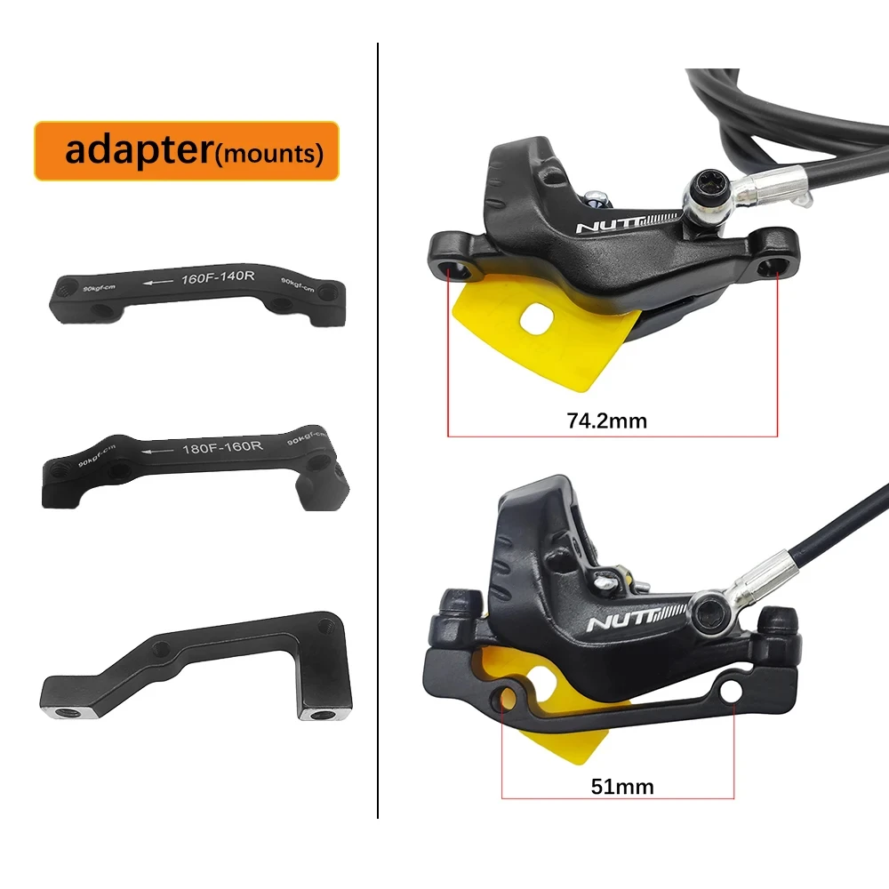 NUTT Y5-D Электрический скутер дисковый тормоз гидравлическая колодка 140 160 дюйма для