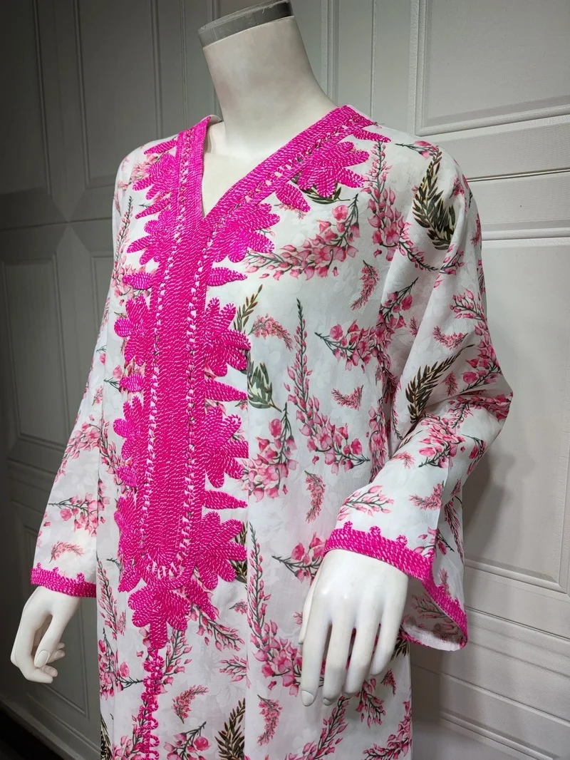 Eid Mubarak Abaya Dubai Turkey Muslim Hijab Dress Kaftan Islam Clothing Abayas Dresses For Women Robe Musulman Femme Vestidos