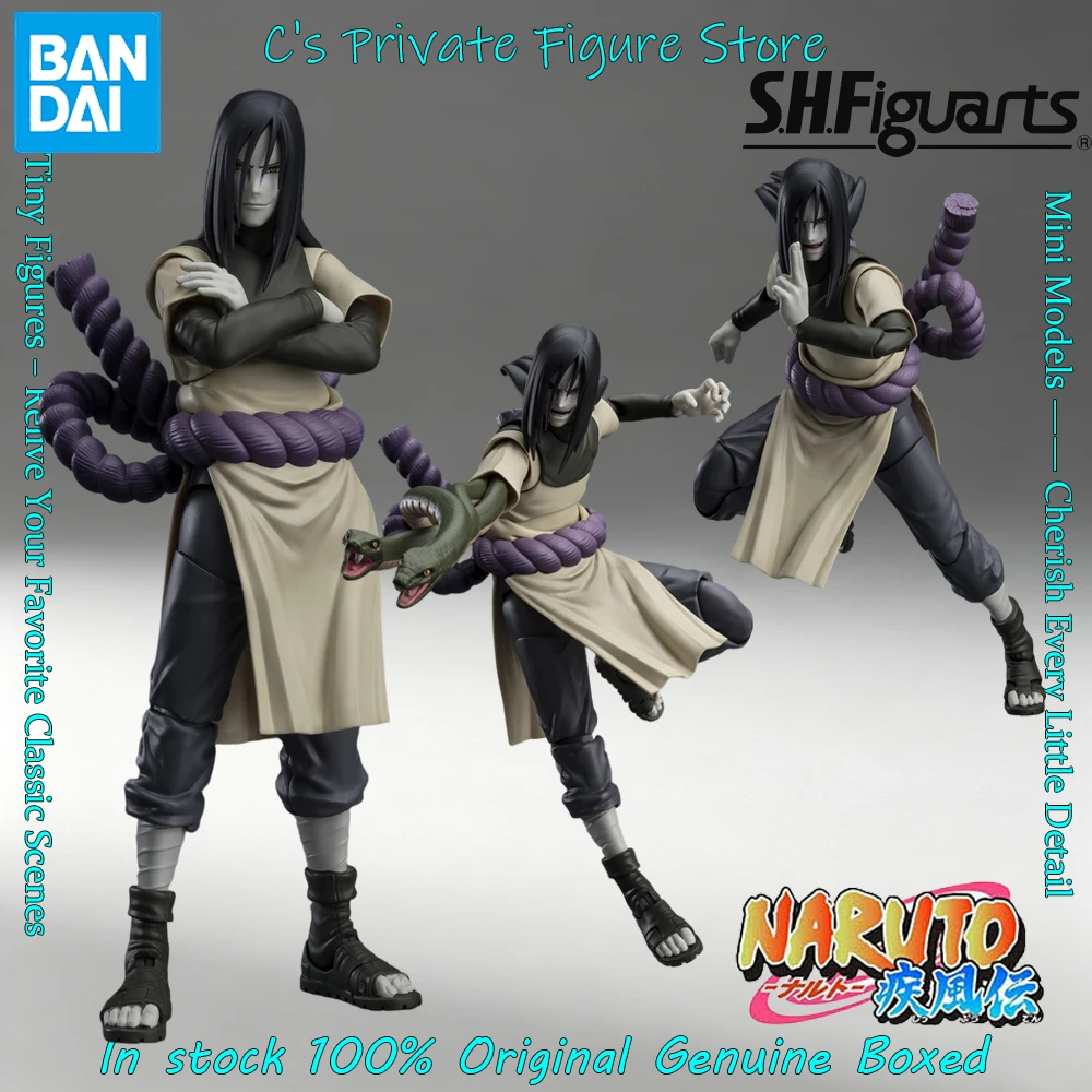 Горячая распродажа! В наличии! Фигурка Bandai SHFiguarts Наруто: Орочимару — искатель истины, стремящийся к вечности. Аниме-модель, подарок. (art.: 3920db2a78ae8) - 3920db2a78ae8