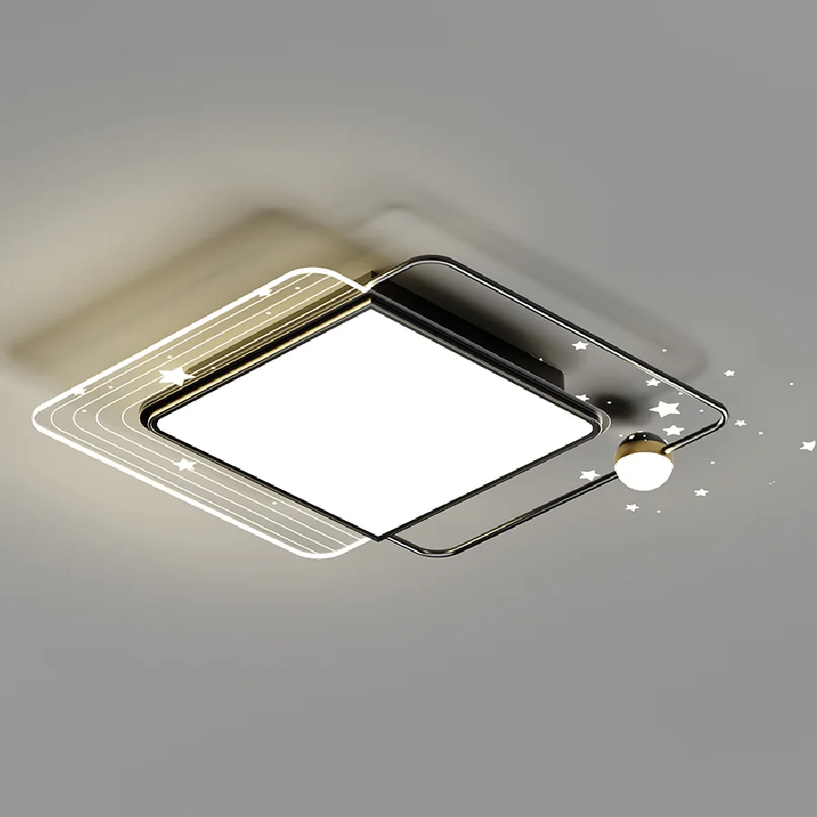 

NEO Gleam Gold/Black Modern chandelier for livingroom bedroom decoration home led chandeliers starry sky chandelier Led lighting