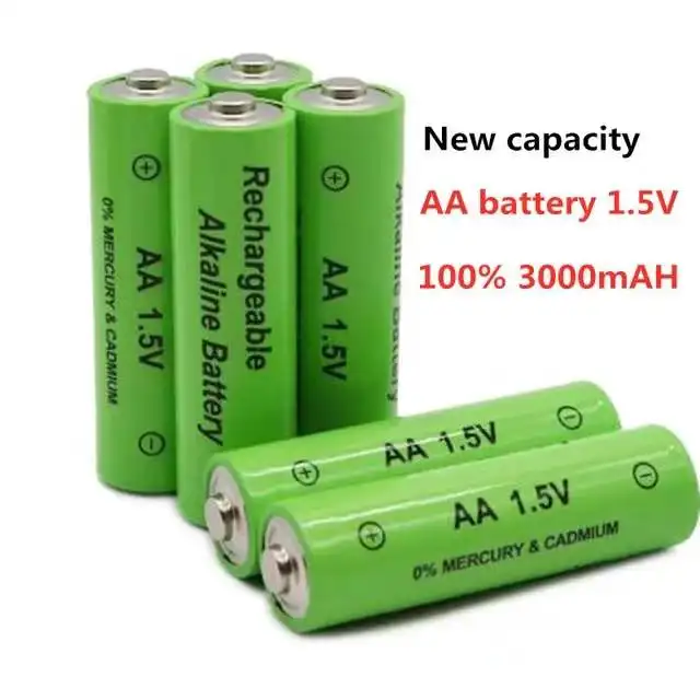 

New AA Battery 3800 MAh Rechargeable Battery NI-MH 1.5 V AA Battery for Clocks, Mice, Computers, Toys So On