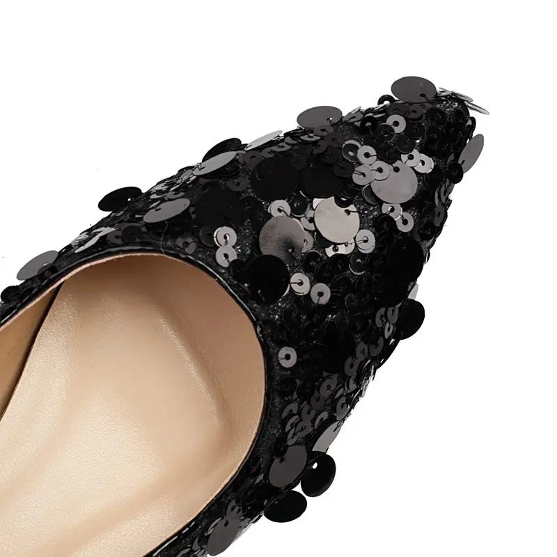 ASILETO Новый дизайн Женские туфли-лодочки из овчины с острым носком Маленький