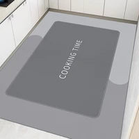 thickened kitchen mat waterproof oil resistant dirt resistant non slip floor mat wash free kitchen carpet simple durable doormat