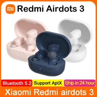 original xiaomi redmi airdots 3 true wireless bluetooth earphone tws aptx adaptive stereo bass with mic handsfree earbuds