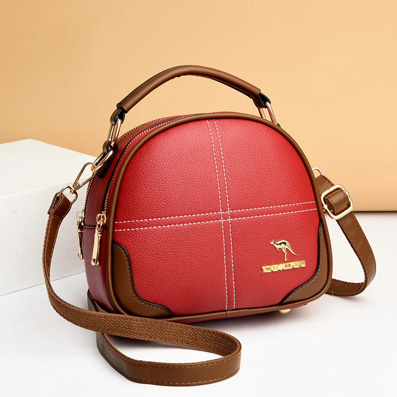 

high quality luxury brand 2023 New High grade Embroidery Cross body One shoulder Women's Versatile Commuter Soft Leather Handhel