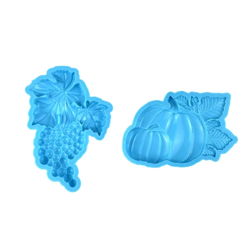 

28TF форма для украшения стен в виде тыквы, виноград, эпоксидная смола, литье, форма для домашнего декора, настенное искусство