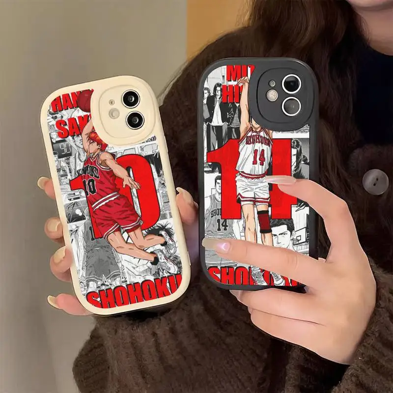 

Slam Dunk Phone Case Hard Leather Phone Case for iPhone 13 12 Mini 11 14 Pro Max Xs X Xr 7 8 Plus 6 6s Se 2022 silicone Cover