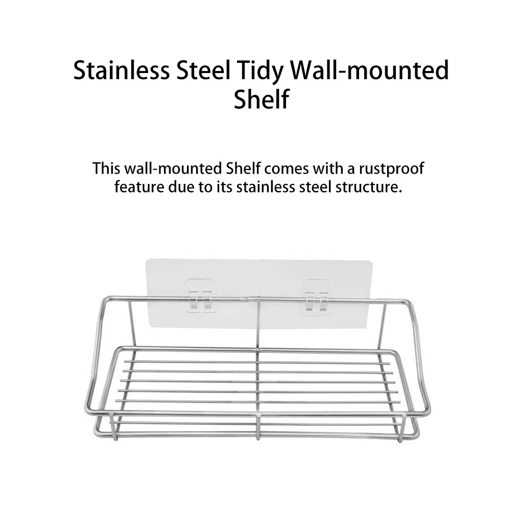 

Storage Rack Punch-free Holder Toilet Mount Space Saving Handy Installation