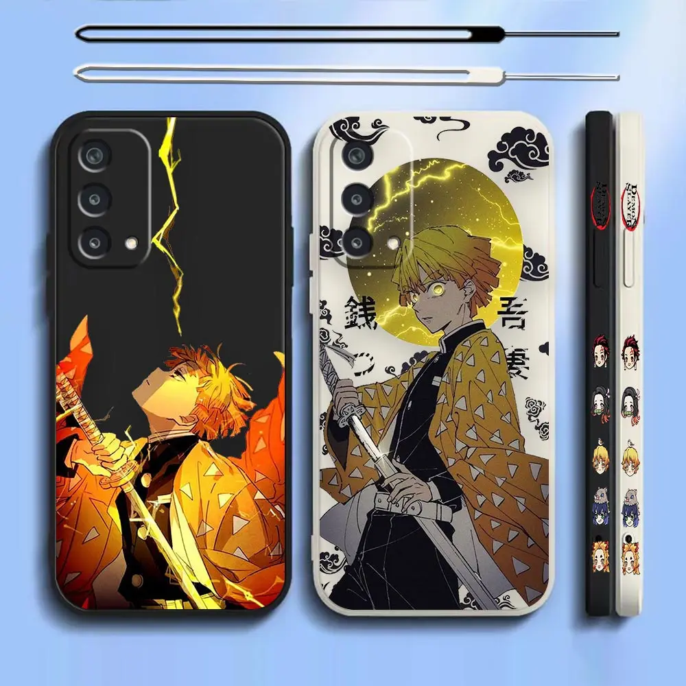 

Япония мультфильм убийца демонов Agatsuma Zenitsu для OPPO A94 A93 A92 A92S A91 A78 A76 A74 A72 A59 A57 A55 A54 A53 A31 A17 A16 чехол