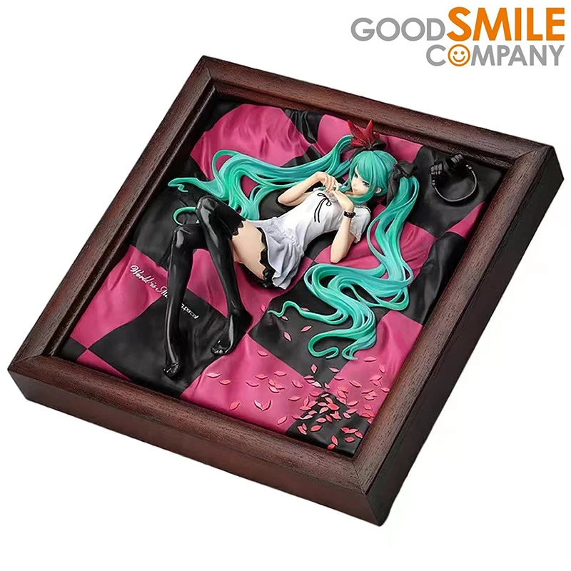 Оригинальный VOCALOID Hatsune Miku supercell мастерство Мир это моя фоторамка аниме Коллекционная Фигурка модель Рождественский подарок на день рождения
