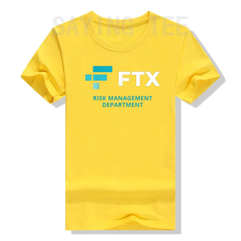 Funny FTX Risk Management Department T-Shirt Cool Letters Printed Sayings Quote Graphic Tee Tops Short Sleeve Blouses Gifts images - 6