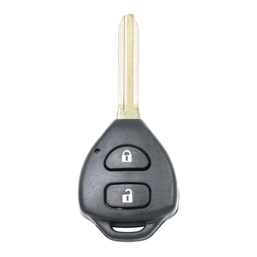 2/3 кнопочный телефон 433 МГц 4D67 чип TOY43 необработанное лезвие для Toyota RAV4 Corolla Camry 2006