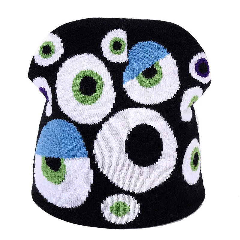 Шапка для Хэллоуина Вязаная Шапка-бини взрослых детей мужчин и женщин зимняя