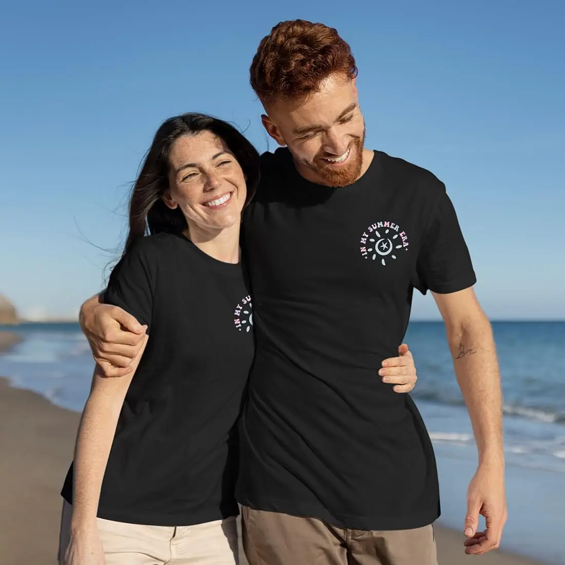 Женская летняя футболка с коротким рукавом принтом