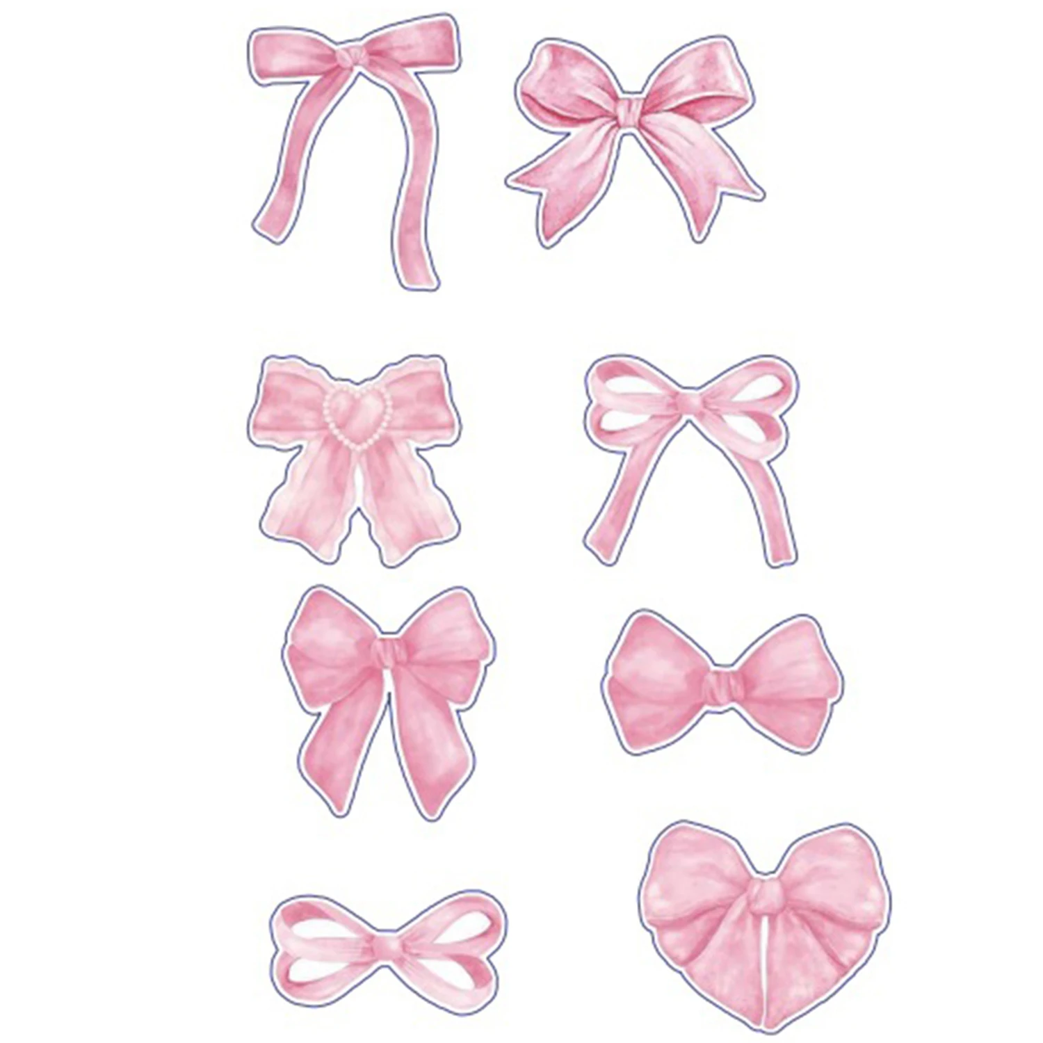 

Набор наклеек с бантами 50-500 шт