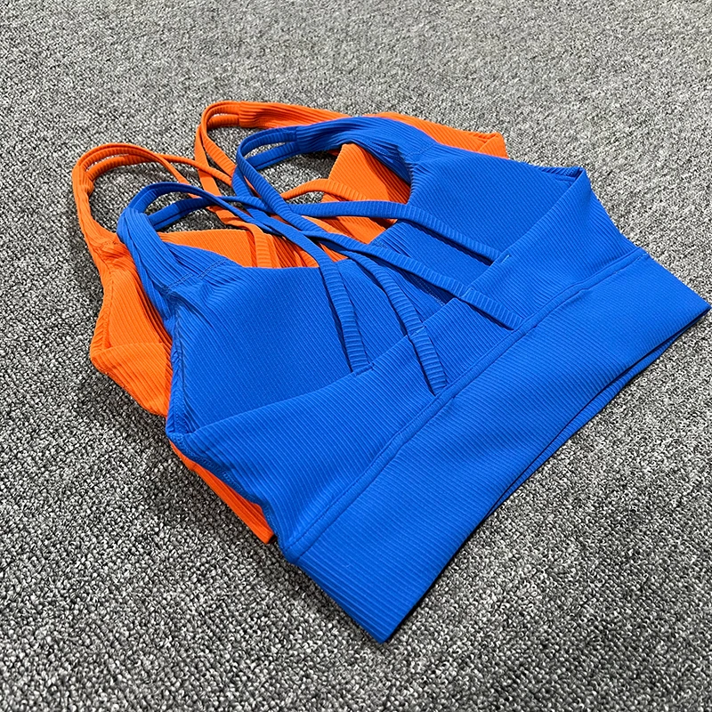 New Seamless Ribbed 2 Piece Sports Set Women Gym Sets Womens Outfits  Fitness Yoga Clothes Running High Waist Leggings Yoga Set