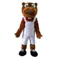 sports beaver mascot costume full plush suit adults fancy dress animal cosplay team cartoon outfits customized carnival costumes