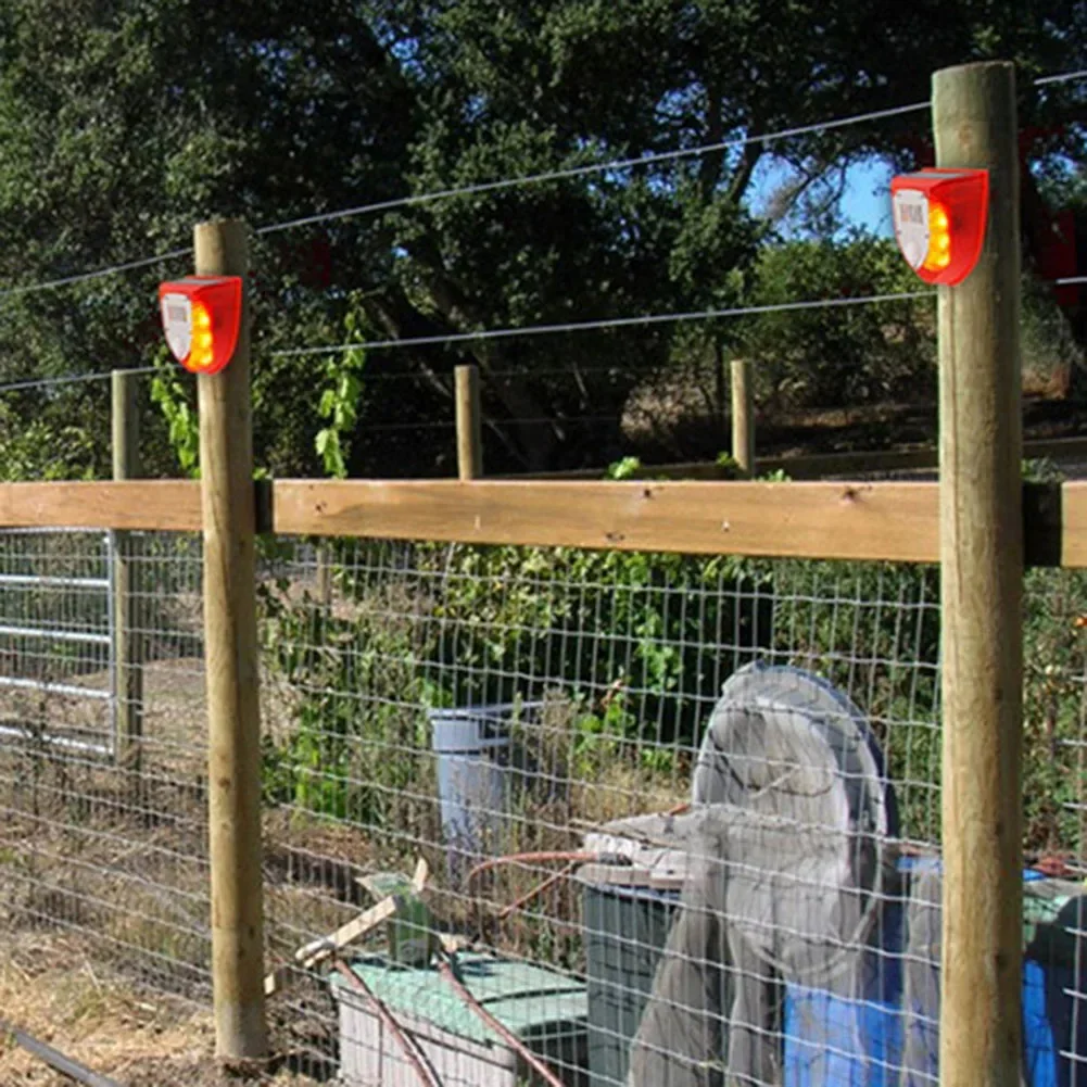 Солнечный уличный датчик движения светодиодный мигающий отпугиватель