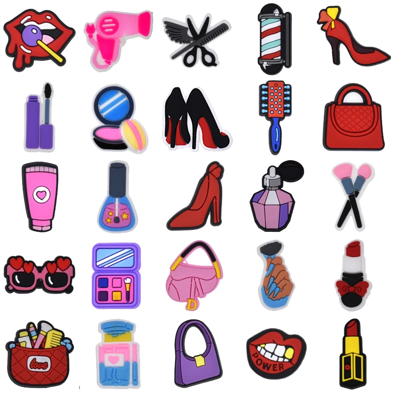 

for Croc Charm Decorations Pins Designer Kids Summer Girl Xmas Gifts Jeans Shoe Charms for Crocs Charms Women Shoes Accessories