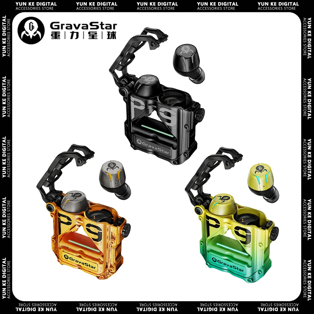 

Tws-наушники Gravastar P7 P9 с поддержкой Bluetooth и шумоподавлением