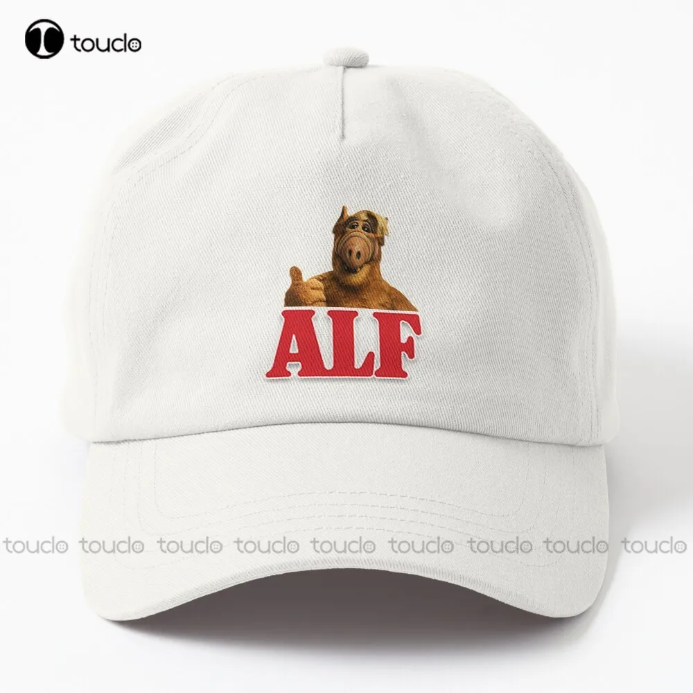 

Alf - Alien Life Form Dad Hat Cap For Men Comfortable Best Girls Sports Denim Color Cotton Denim Caps Outdoor Cotton Caps Funny