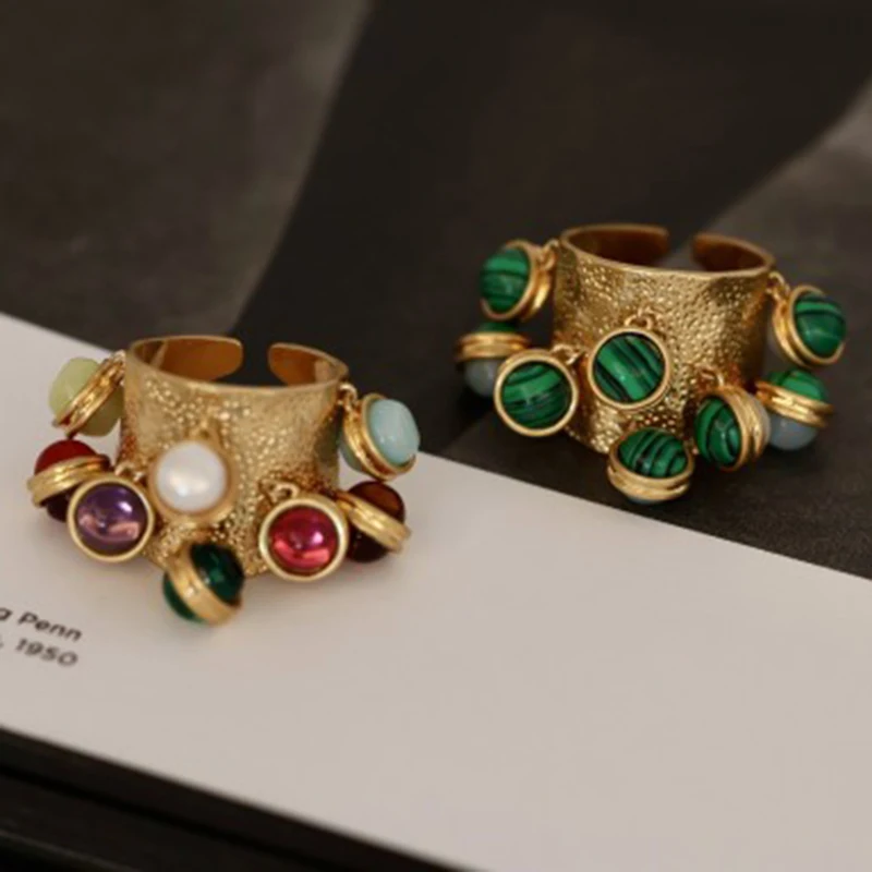 

Женские винтажные массивные кольца в этническом стиле