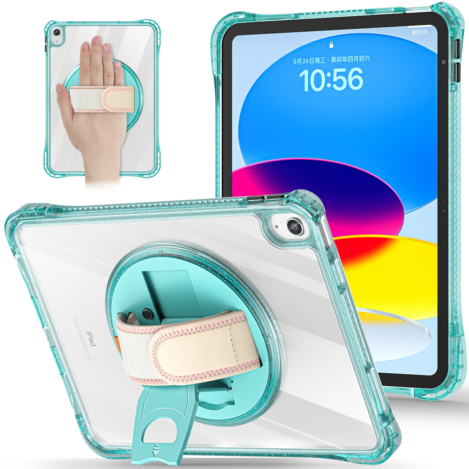 Гибридный противоударный планшет для ipad 10 2022 10-го поколения A2757 A2777 A2696