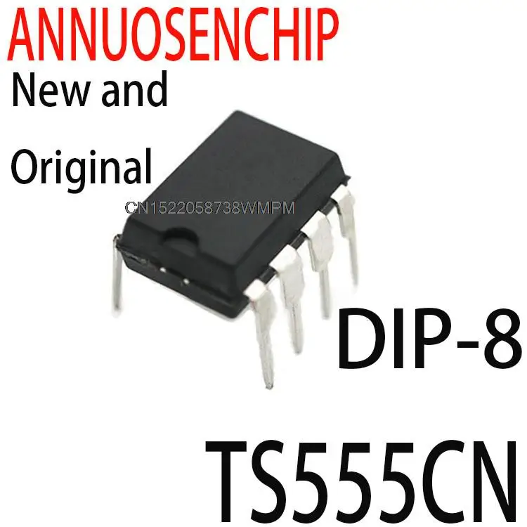 50 шт. новый и оригинальный таймер TS555 555 DIP8 с низкой мощностью CMOS TS555CN |