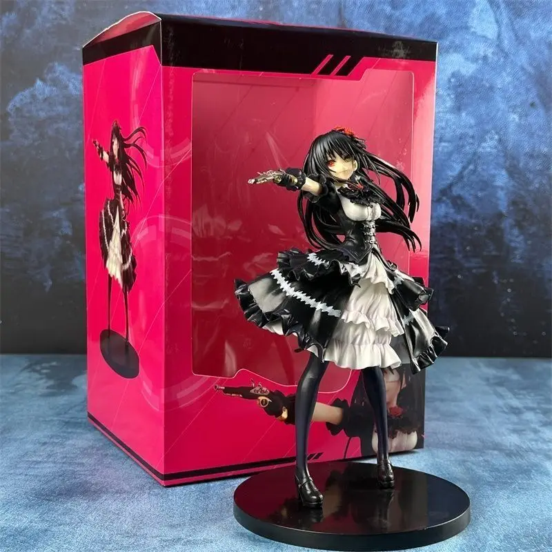 Фигурка девушки в стиле аниме Tokisaki Kurumi Кошмар Date A Live Zafkiel Черная юбка Куруми