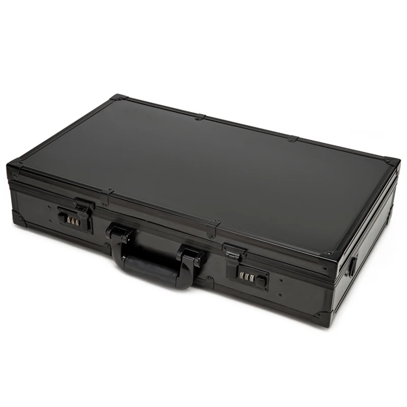 

Popular hairdressing toolbox password lock vibrato professional hair stylist suitcase portable oil head clippers storage box