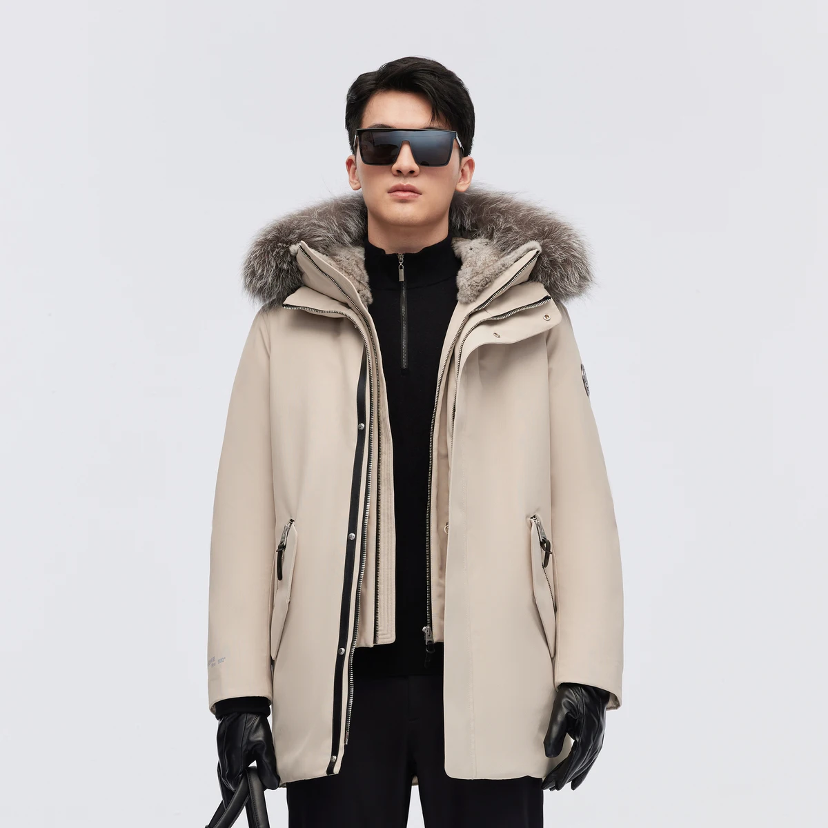 BOSIDENG высококачественный пуховик для мужчин 90% гусиный пух куртка