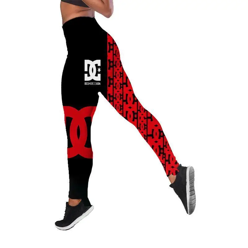 Leggings Women High Waist 3D Cool Logo Print Sport Legings Yoga Pants Gym Clothing Workout Leggins Ladies Leginsy Sexy Legins