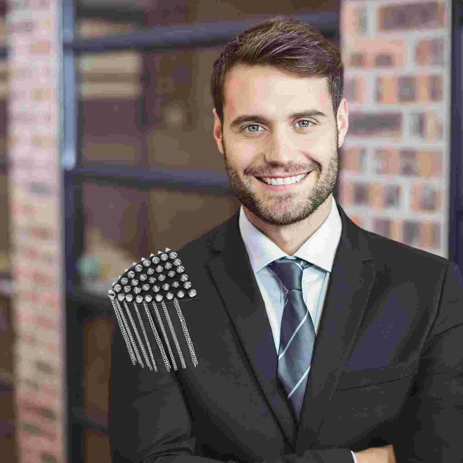 Заклепки эполеты погоны на плечо ювелирные изделия кисточка DIY костюмы значок