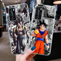 dragonball anime son goku clear silicone phone case for huawei p30 p40 p20 lite p50 pro p smart z 2019 soft tpu back cover