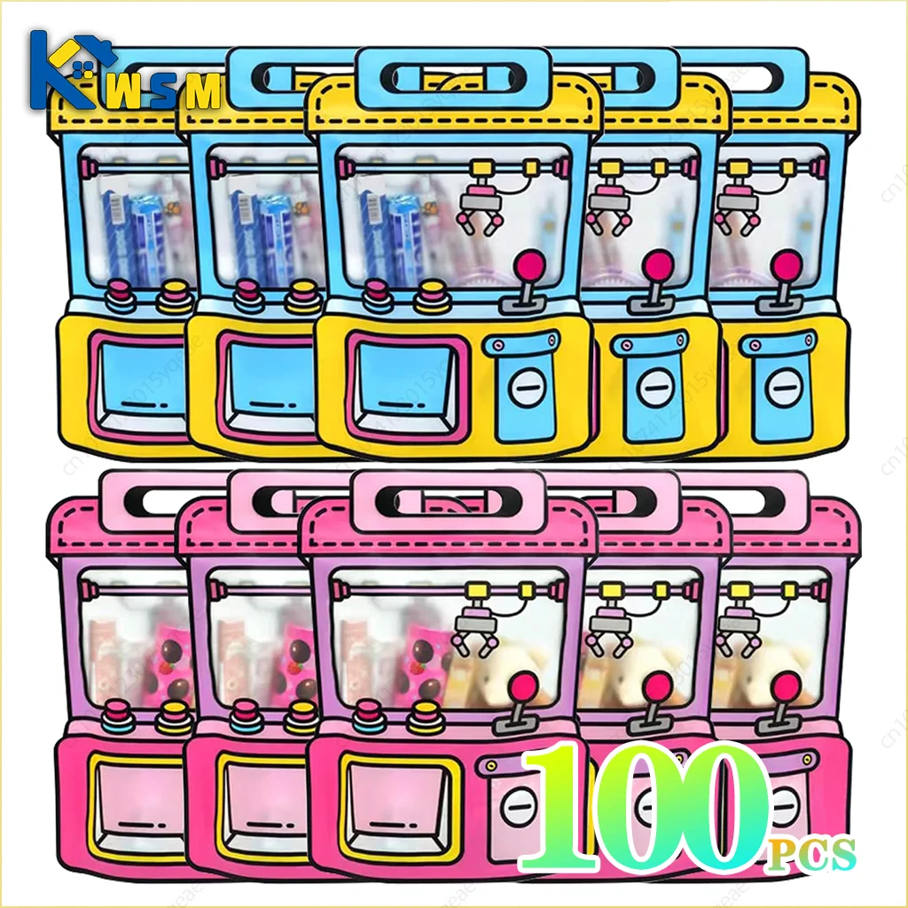 Милые Мультяшные Герметичные Пластиковые Пакеты Самоблокирующаяся Молния Для