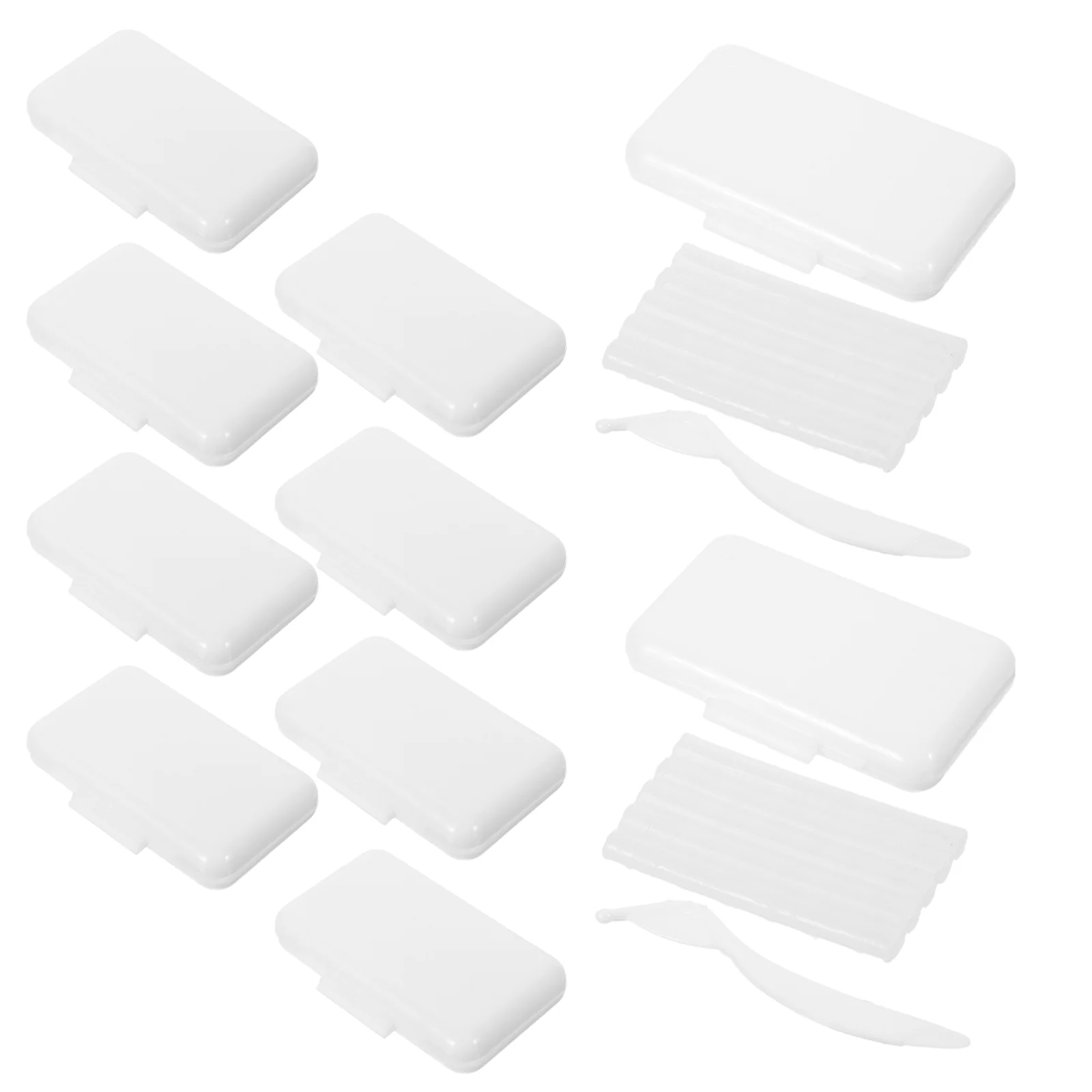 

10 Boxes Brace Wax Cleaning Original Wearer Waxes Dental Patient Orthodontics Braces Used