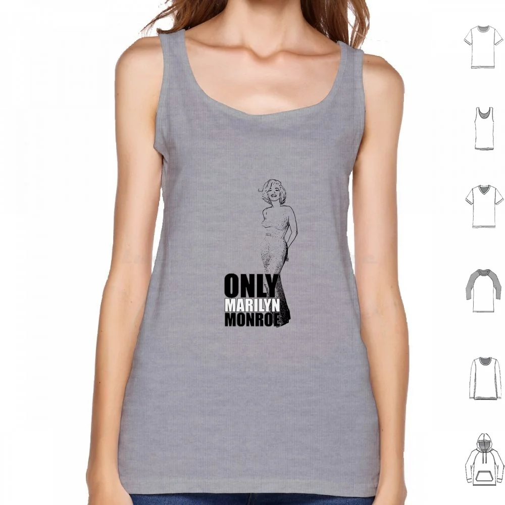 

Only Marilyn Monroe Tank Tops Print Cotton Marilyn Monroe