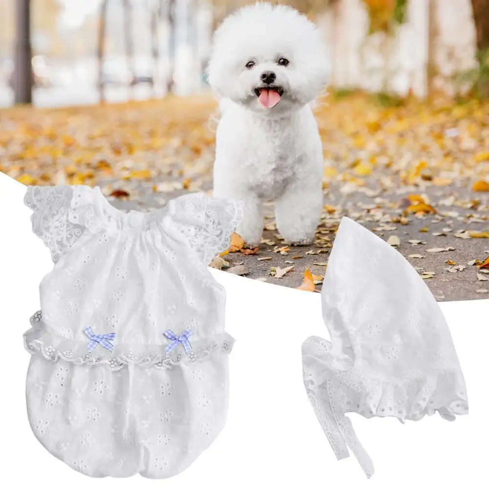 

Футболка для питомца пуловер Одежда для щенка повседневная одежда кружевные манжеты стильная рубашка для собаки летняя одежда для щенка