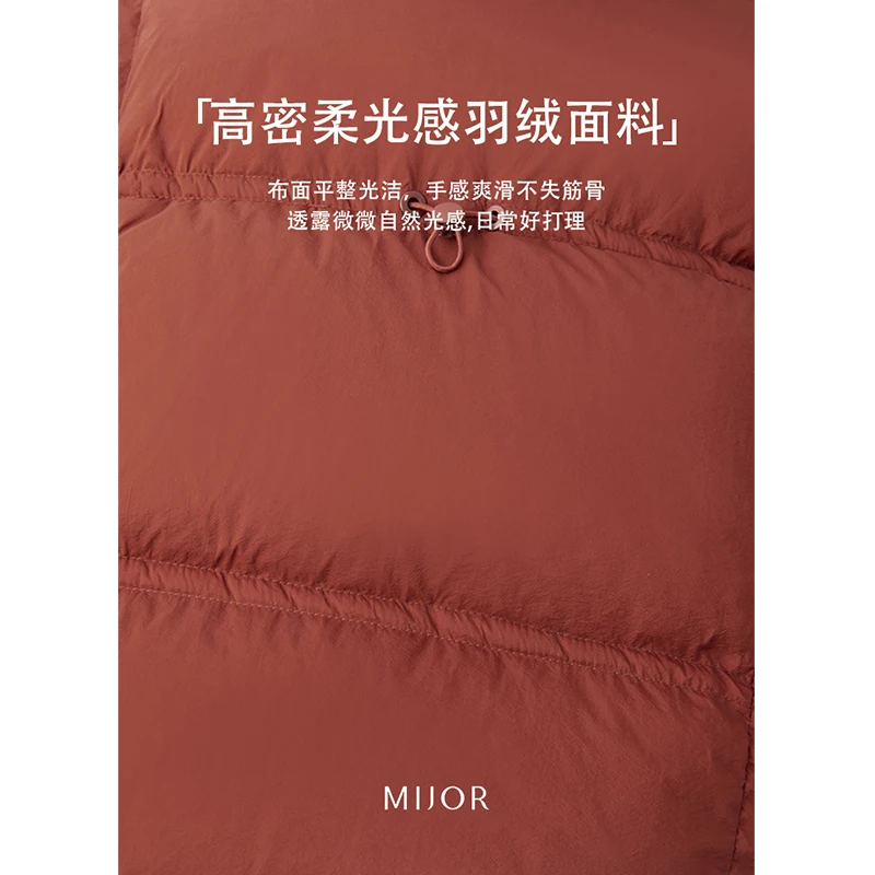 90% White Goose Down Puffer Jacket Hooded Casual  Winter  Zipper  Pockets  Coat Women  Casacos De Inverno Feminino