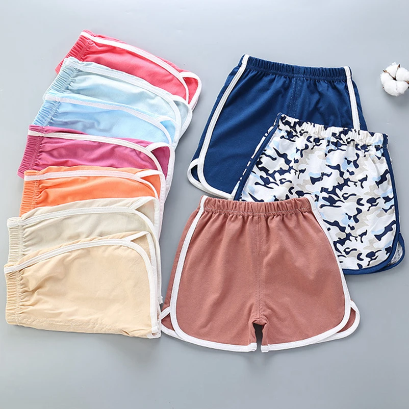 

Children Cotton Pink Cartoon Shorts Pants for Toddler Baby Boy Girl Solid Kids Clothing Kids Cute Print Camouflage Shorts 2022