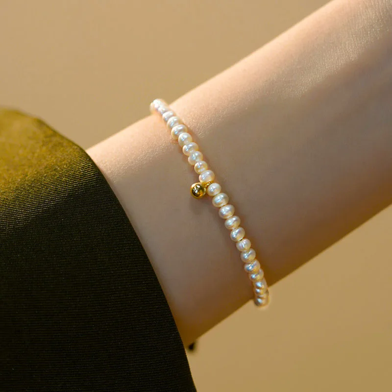 

Kpop Fashion Imitation Pearl Bracelets for Women Pulsera Hombre Beaded Teens Bangle Bracelet Indian Jewelry Wedding Accessories